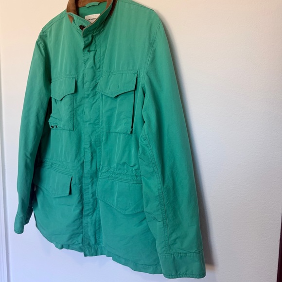 Rare Club Monaco Men's Field Utility Outdoor Jacket Gorpcore Leather Collar - Picture 3 of 9